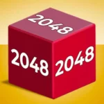 Chain Cube: 2048 3D merge game 2