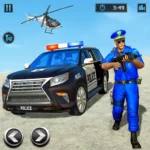 Police Prado Car Chase Crime Shooting Games 9