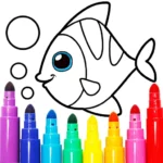 Learning & Coloring Game for Kids & Preschoolers 3