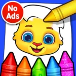 Coloring Games: Coloring Book, Painting, Glow Draw 1