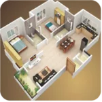 3D house plan designs 1.8 1