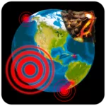3D Earthquakes Map & Volcanoes 1.3.0 4