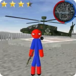 Stickman Spider Rope Hero Gangstar City 6.0 70