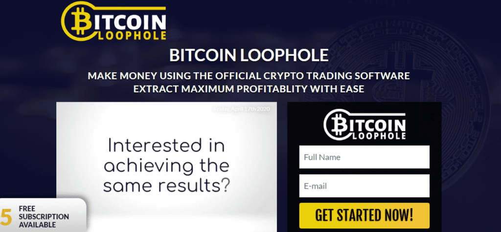 Bitcoin Loophole – Robot Backed by Technical and Fundamental Analysis