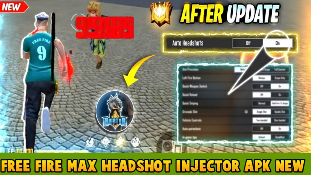 Auto Headshot hack apk/ New injector free fire max / free fire new