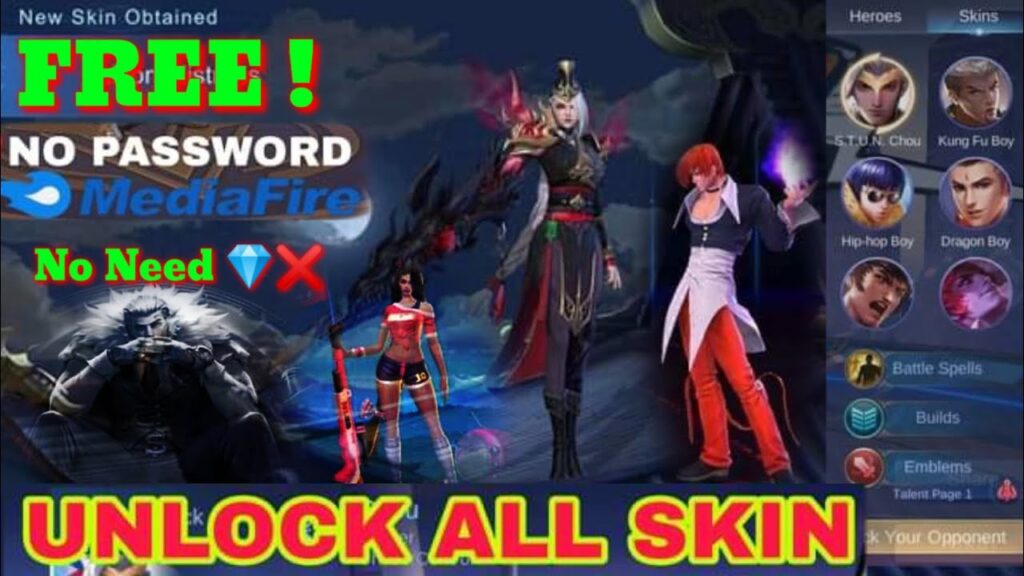 How to Unlock All Skin ML for Free?